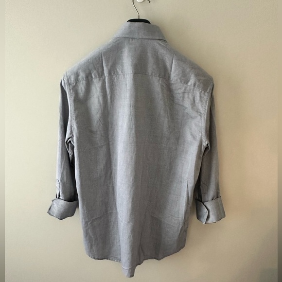 ✨Men's Kolte 100% Cotton Button Down Shirt - Size 32/33 - Denim Washed Blue✨ - Picture 6 of 9